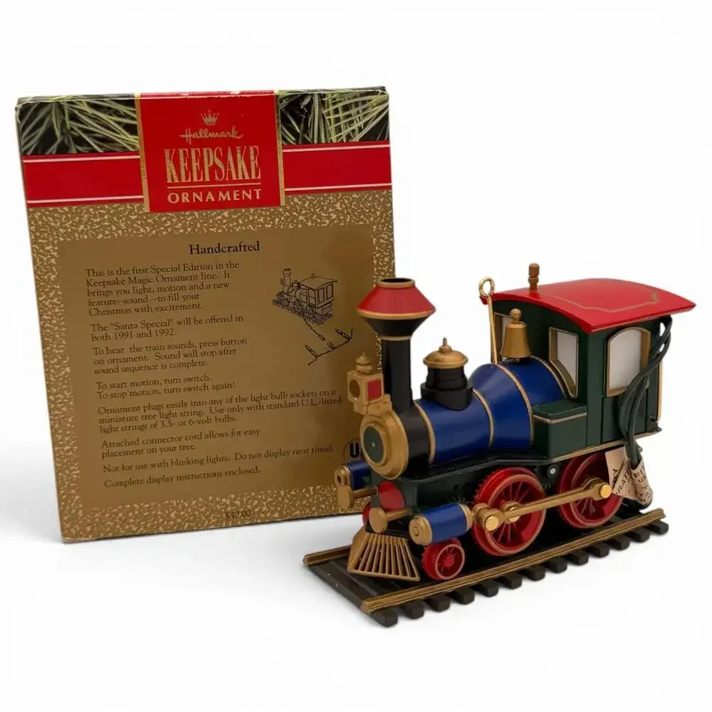 1991 Hallmark Keepsake Ornament Special Edition Santa Special Magic Train
